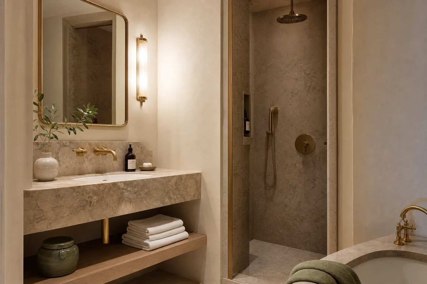 Concept placeholder for bathroom